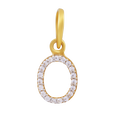Orbit Shine Letter "O" 22KT Gold Pendant, , hi-res - image number 0
