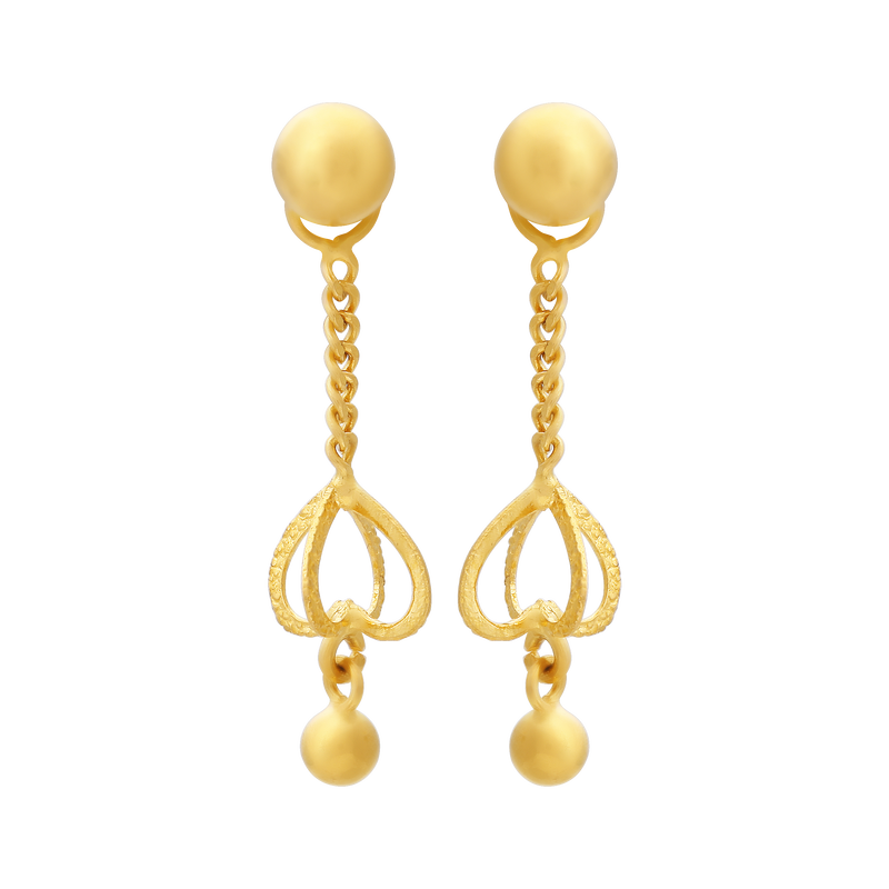 Gold Earring, , hi-res - image number 0