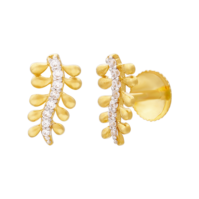 Gold Earring, , hi-res - image number 1