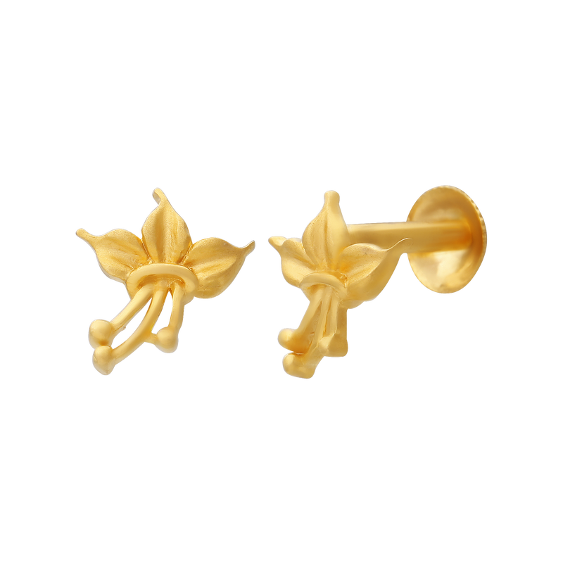 Gold Earring, , hi-res - image number 1