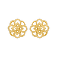 Royal Rosette 22KT Gold Ear Stud, , hi-res - image number 0