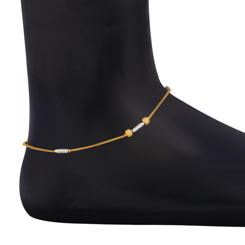 Gold Anklet, , hi-res - image number 1