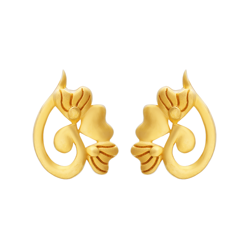 Gold Earring, , hi-res - image number 0
