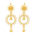 Gold Earring, , hi-res - image number 0