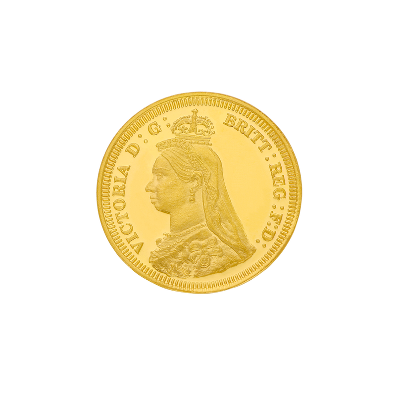 8 gram Queen Victoria 22 Karat Gold Coin, , hi-res - image number 0