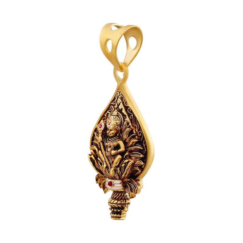 Divine Murugar 22KT Gold Pendant, , hi-res - image number 1