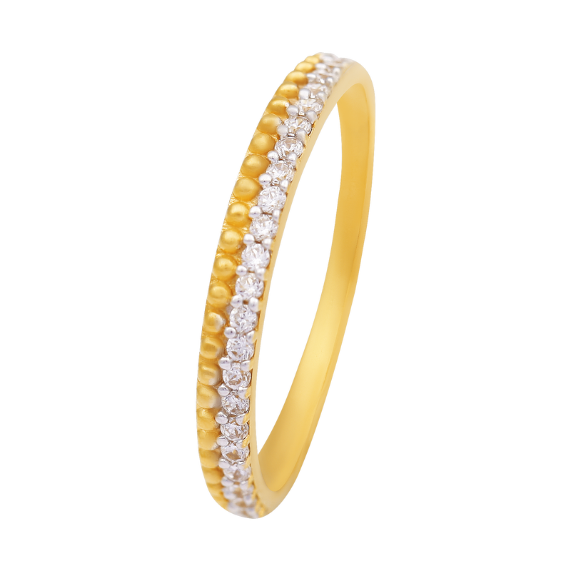 Sparkling Eternity Gold Ring, , hi-res - image number 0