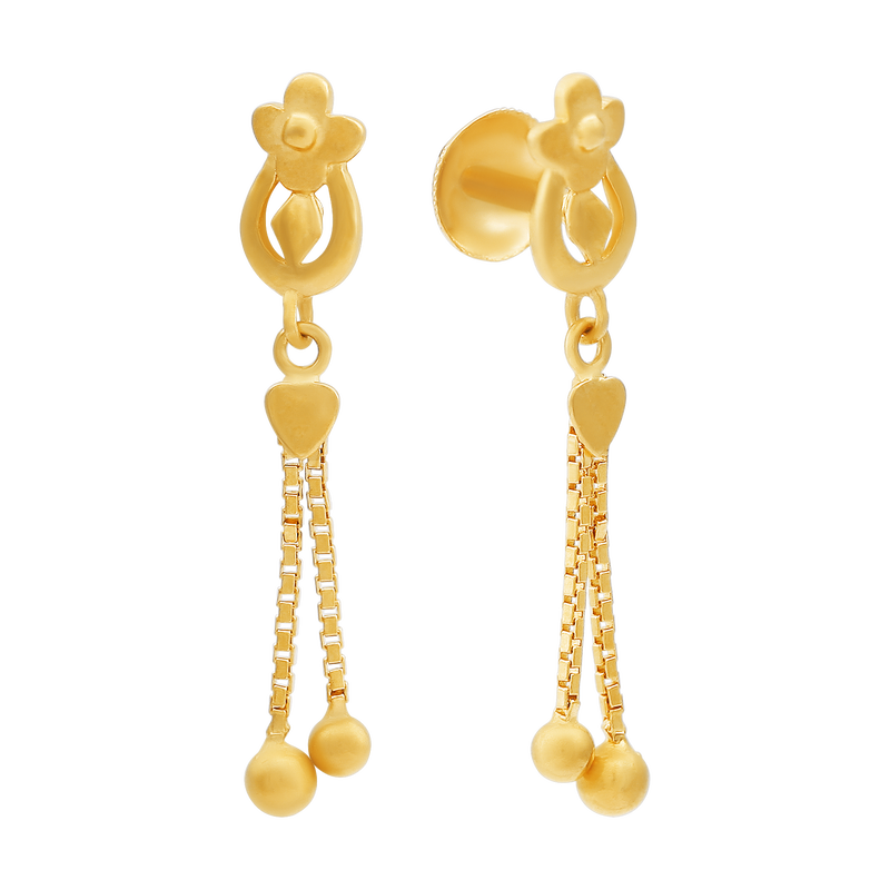 Wallflower Gold Earring, , hi-res - image number 1