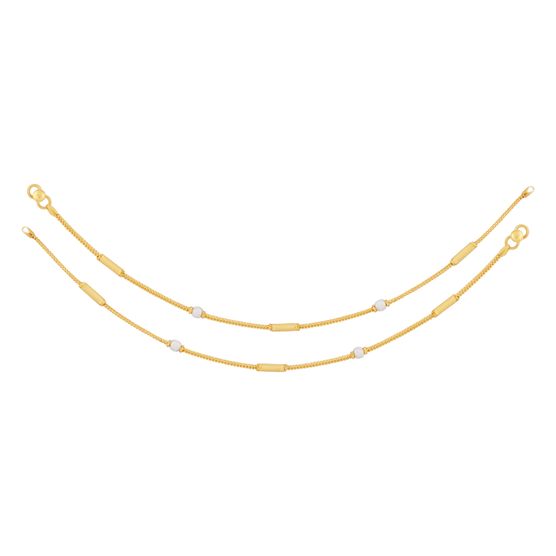 Gold Anklet, , hi-res - image number 0