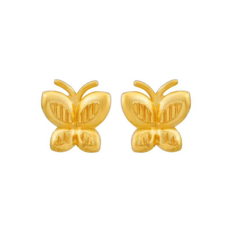 Gold Earring, , hi-res - image number 0