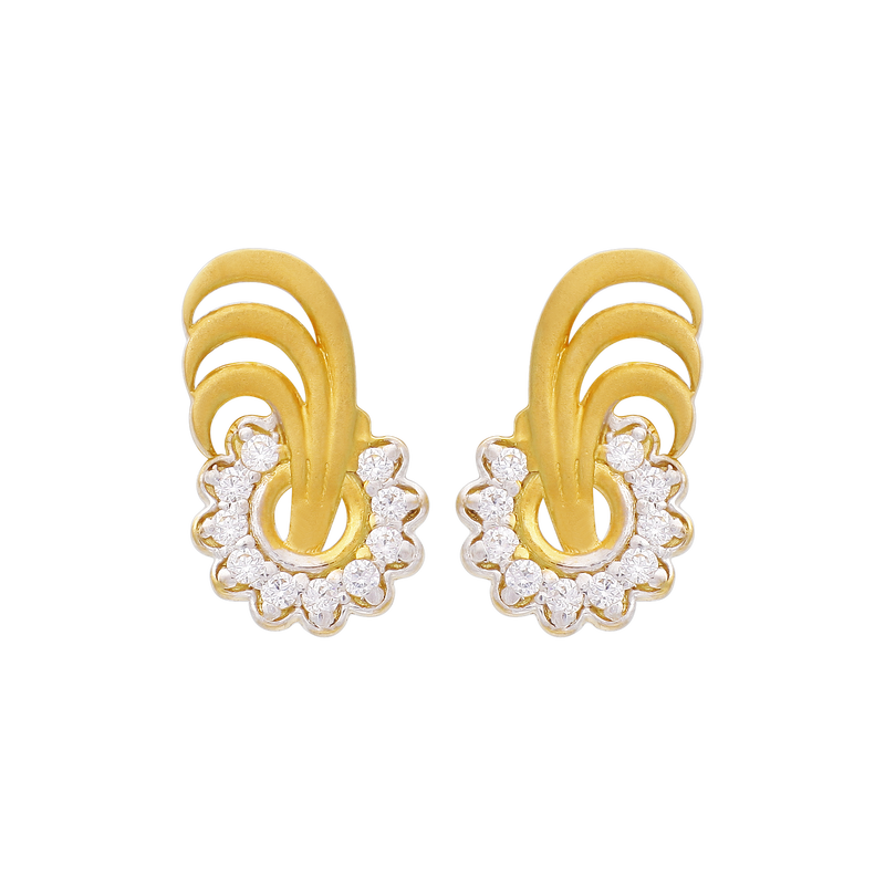 Gold Earring, , hi-res - image number 0