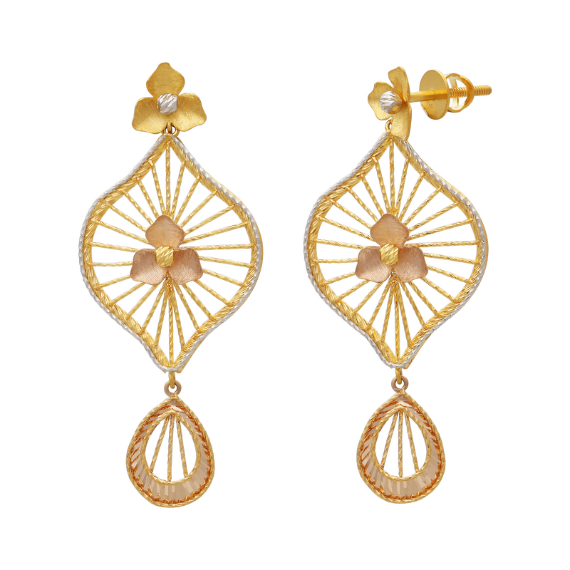 Gold Earring, , hi-res - image number 1