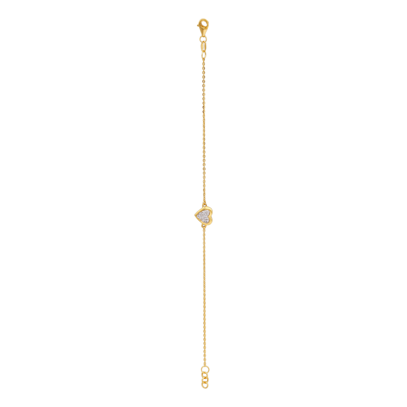 Sweet Promise 22KT Gold Chain Bracelet, , hi-res - image number 0
