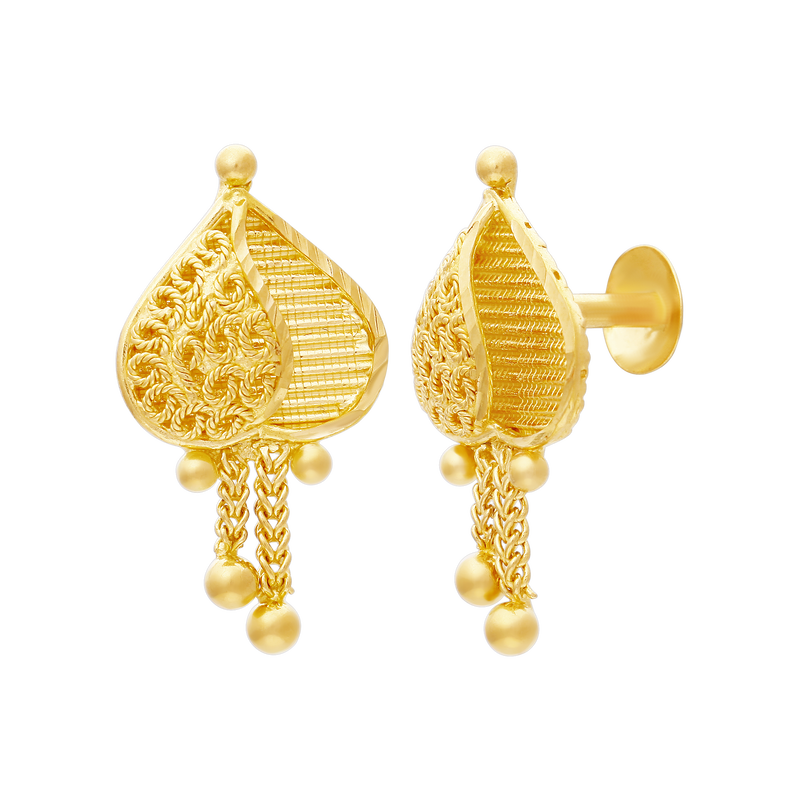 Gold Earring, , hi-res - image number 1