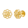 Royal Rosette 22KT Gold Ear Stud, , hi-res - image number 1