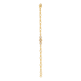 Shine Petal 22KT Gold Chain Bracelet, , hi-res - image number 0