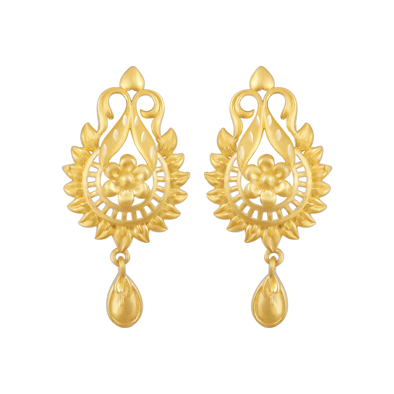 Gold Earring, , hi-res - image number 0