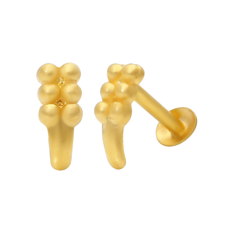 Gold Second Stud, , hi-res - image number 1