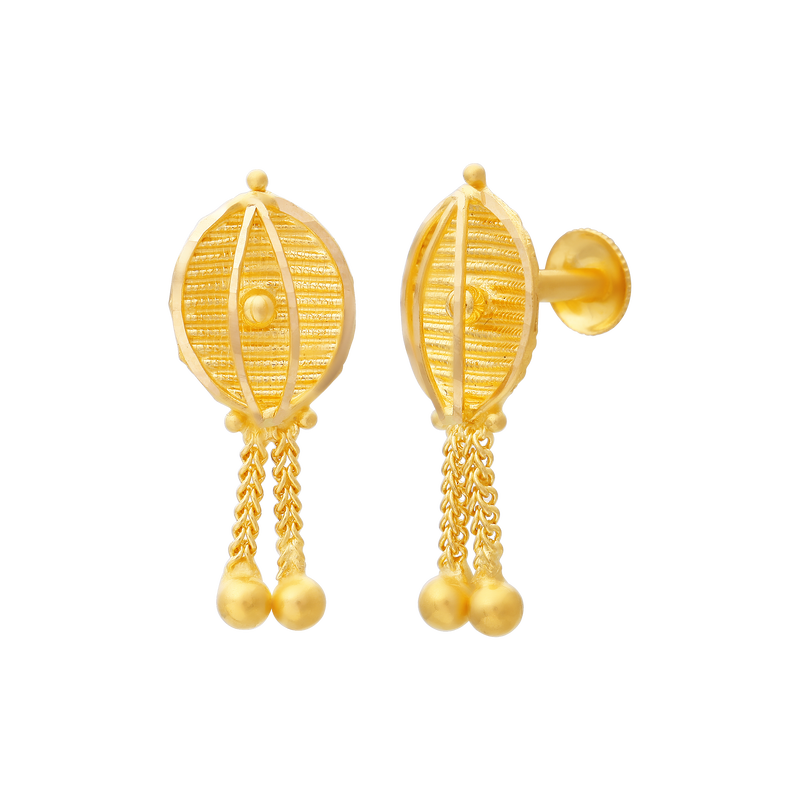 Gold Earring, , hi-res - image number 1