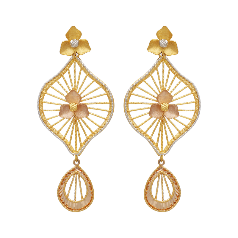Gold Earring, , hi-res - image number 0