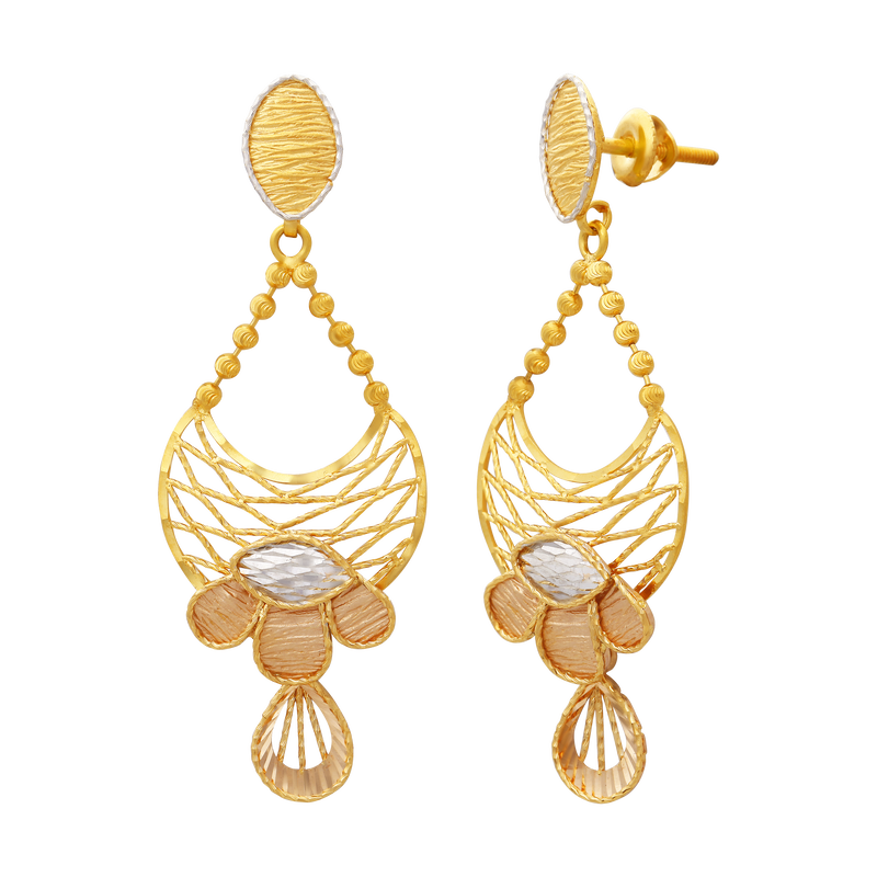 Gold Earring, , hi-res - image number 1