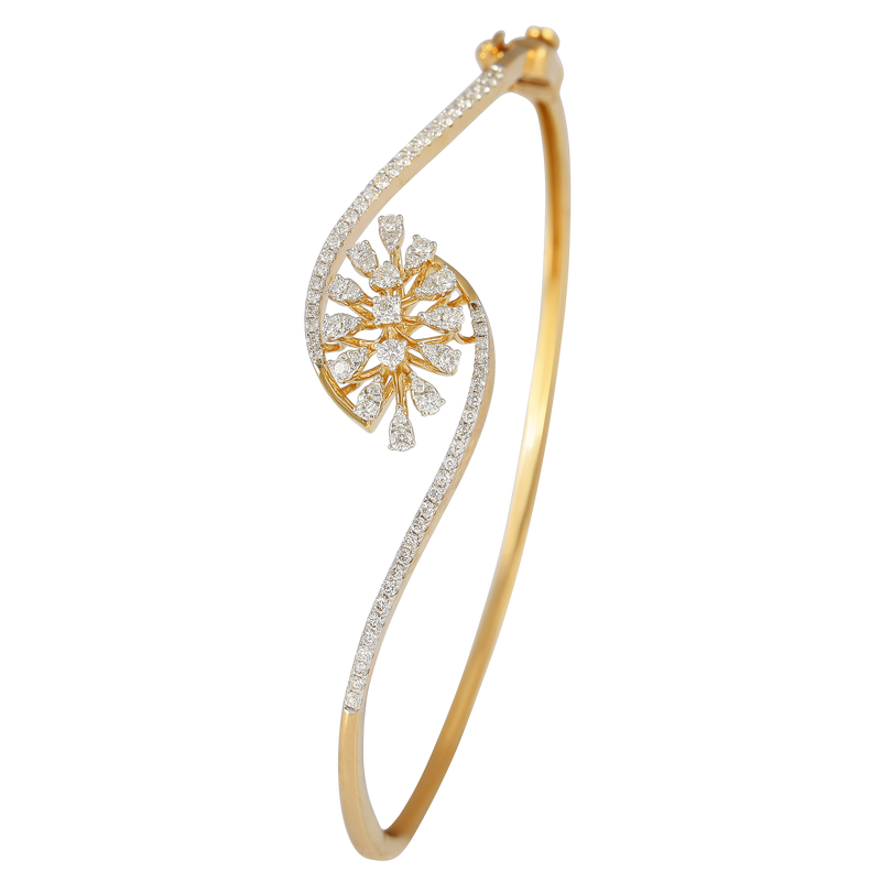 Blossom Swirl Cuff Bracelet, , hi-res - image number 0