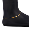 Gold Anklet, , hi-res - image number 1