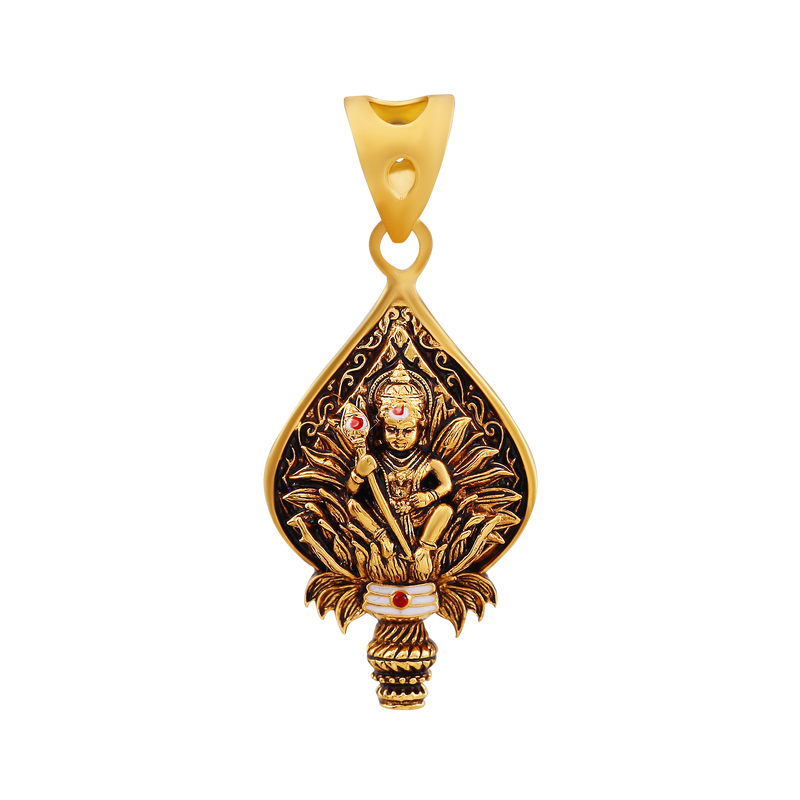 Divine Murugar 22KT Gold Pendant, , hi-res - image number 0