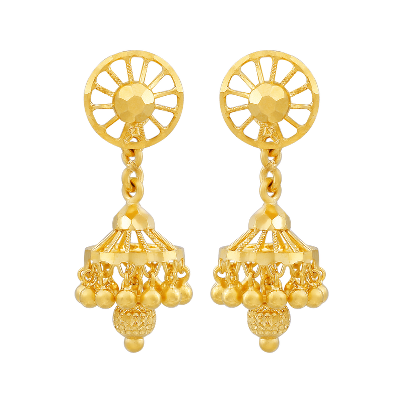 Gold Earring, , hi-res - image number 0