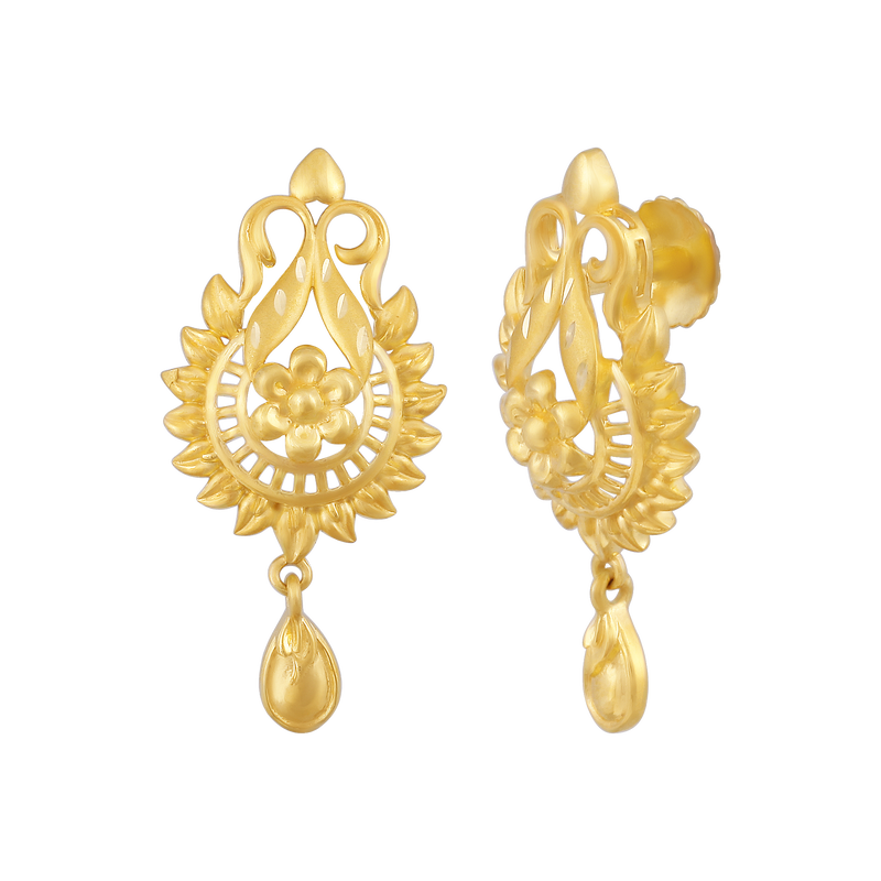 Gold Earring, , hi-res - image number 1