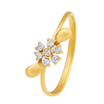 Mesmerizing Floral Zircon Ring