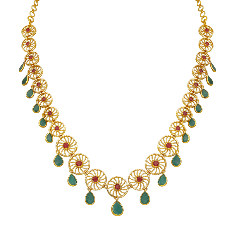 Gold Necklace, , hi-res - image number 0