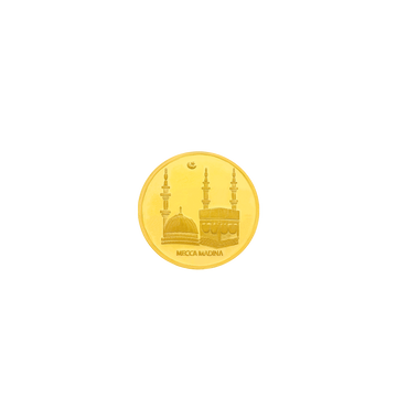 1 gram Mecca 22KT Gold Coin | 916 Purity