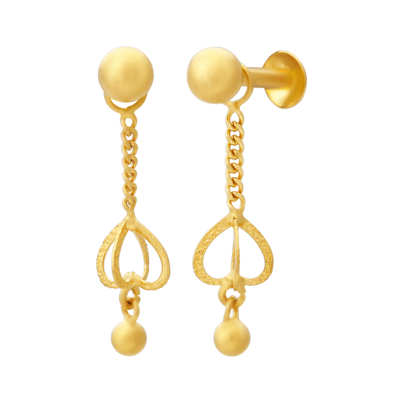 Gold Earring, , hi-res - image number 1