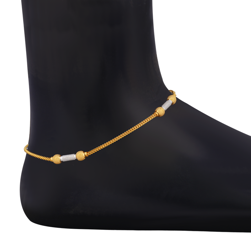 Gold Anklet, , hi-res - image number 1