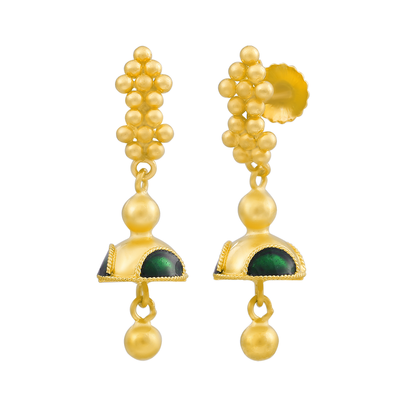 Gold Earring, , hi-res - image number 1
