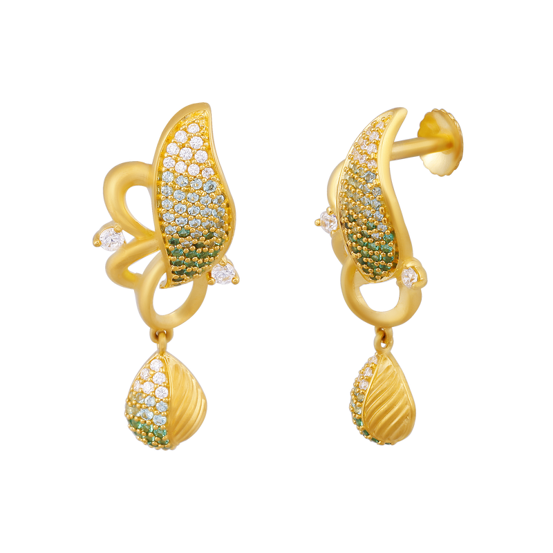 Gold Earring, , hi-res - image number 1