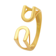 Flossy Stylish 22KT Gold Ring, , hi-res - image number 0