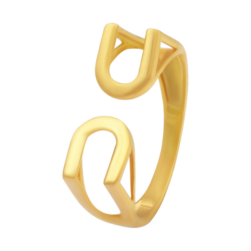 Flossy Stylish 22KT Gold Ring