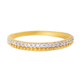 Sparkling Eternity Gold Ring, , hi-res - image number 1