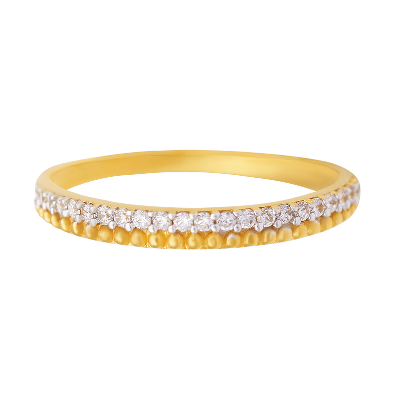 Sparkling Eternity Gold Ring, , hi-res - image number 1