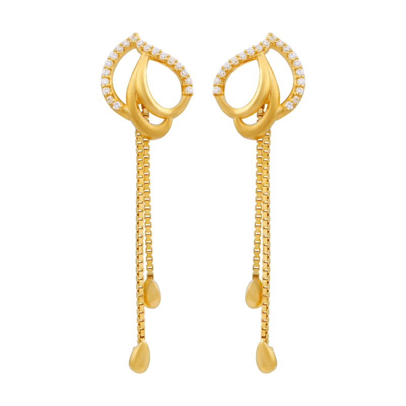 Gold Earring, , hi-res - image number 0