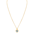 Evil Eye Gold Pendant Chain, , hi-res - image number 0