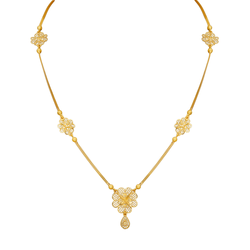 Gold Necklace, , hi-res - image number 0