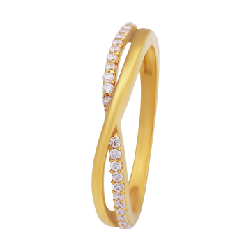 Golden Crossover Ring