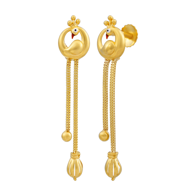 Gold Earring, , hi-res - image number 1