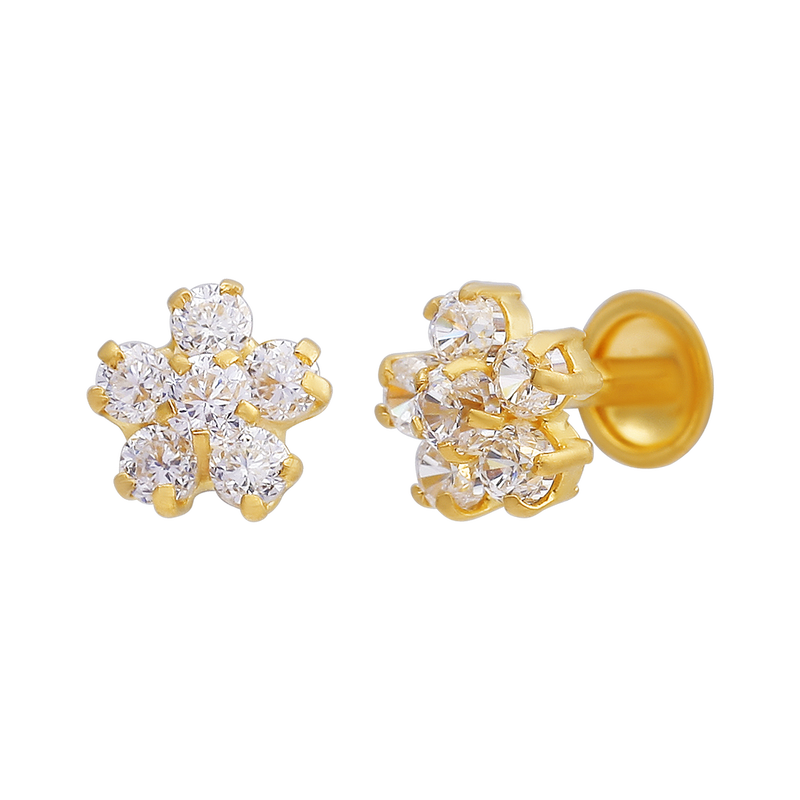 Classic Five Stone Stud, , hi-res - image number 1