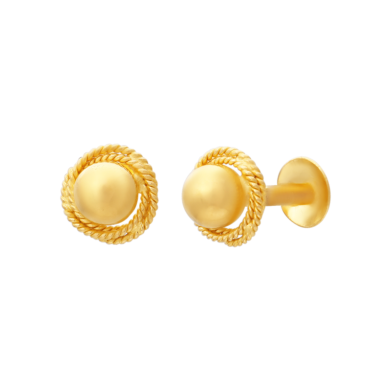 Gold Earring, , hi-res - image number 1