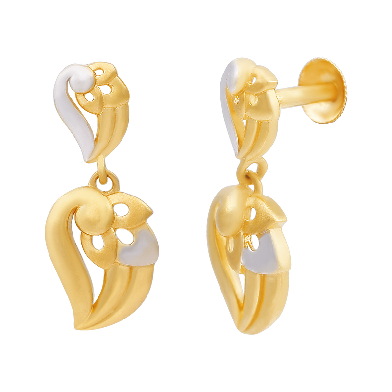 Dream Mayura Gold Earring, , hi-res - image number 1