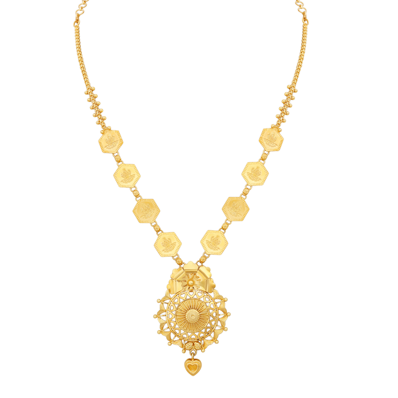 Gold Necklace, , hi-res - image number 0